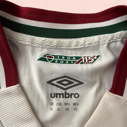 Umbro 2021/22 Fluminense 115 Year Anniversary Away Soccer Jersey Kit Mens XL