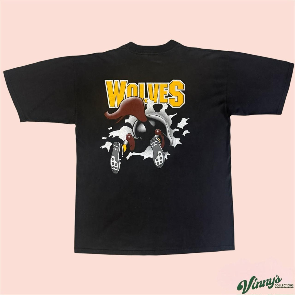 Vintage 90s Nutmeg Wolverhampton Wanderers FC Wolves Soccer Shirt Mens XL