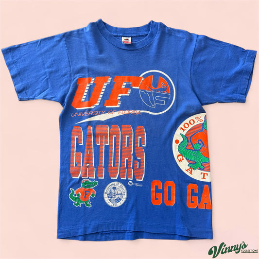 Vintage NCAA Florida Gators AOP College Shirt Mens Medium