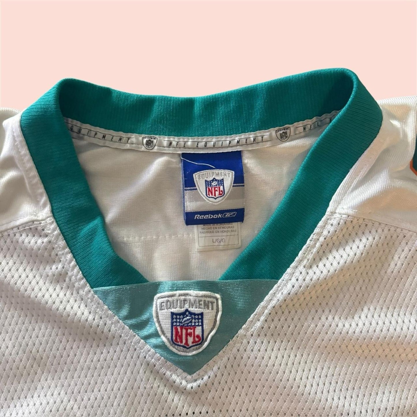 Vintage 00s Reebok NFL Miami Dolphins Jason Taylor Football Jersey Mens Large