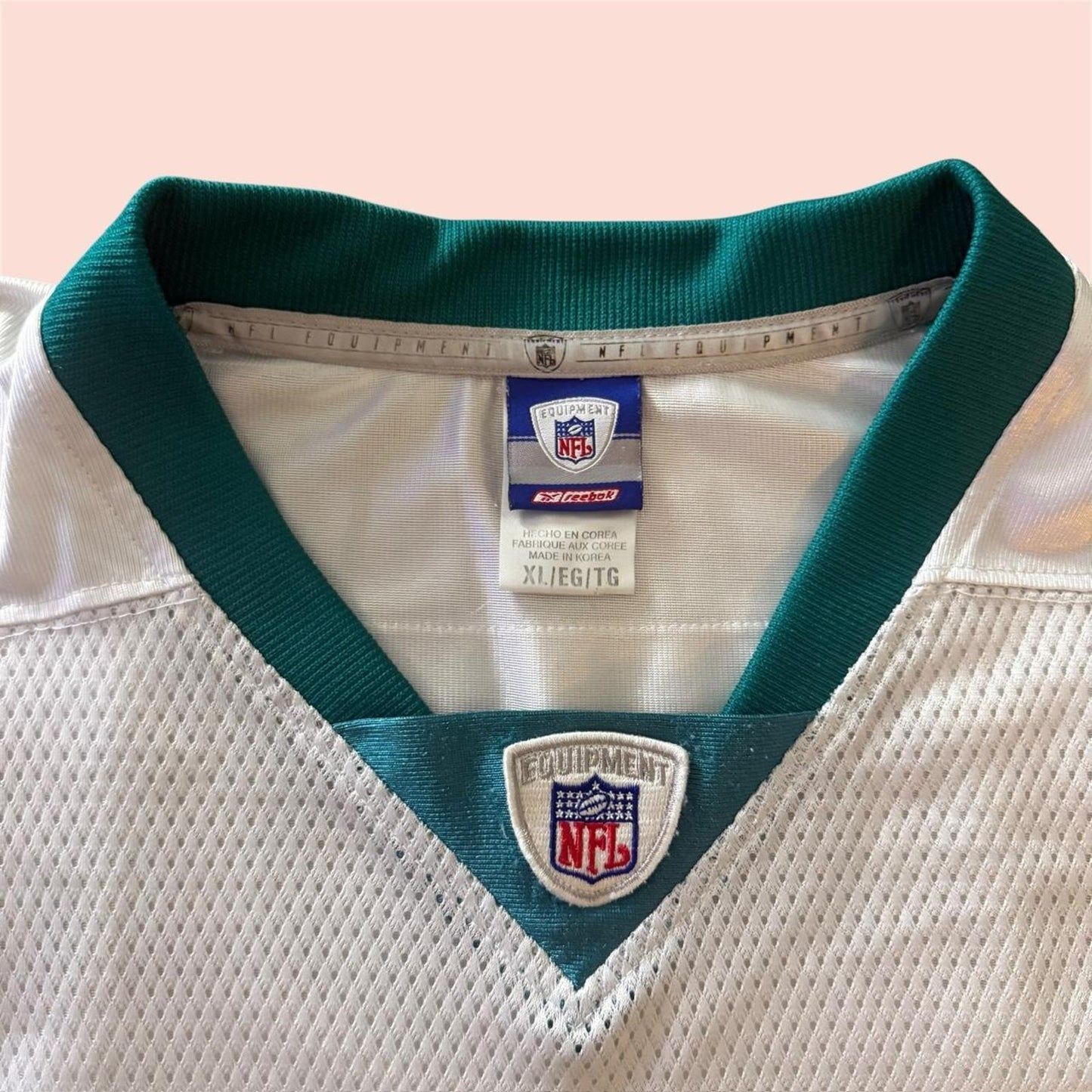 Vintage 00s NFL Reebok Miami Dolphins Chris Chambers Football Jersey Mens XL