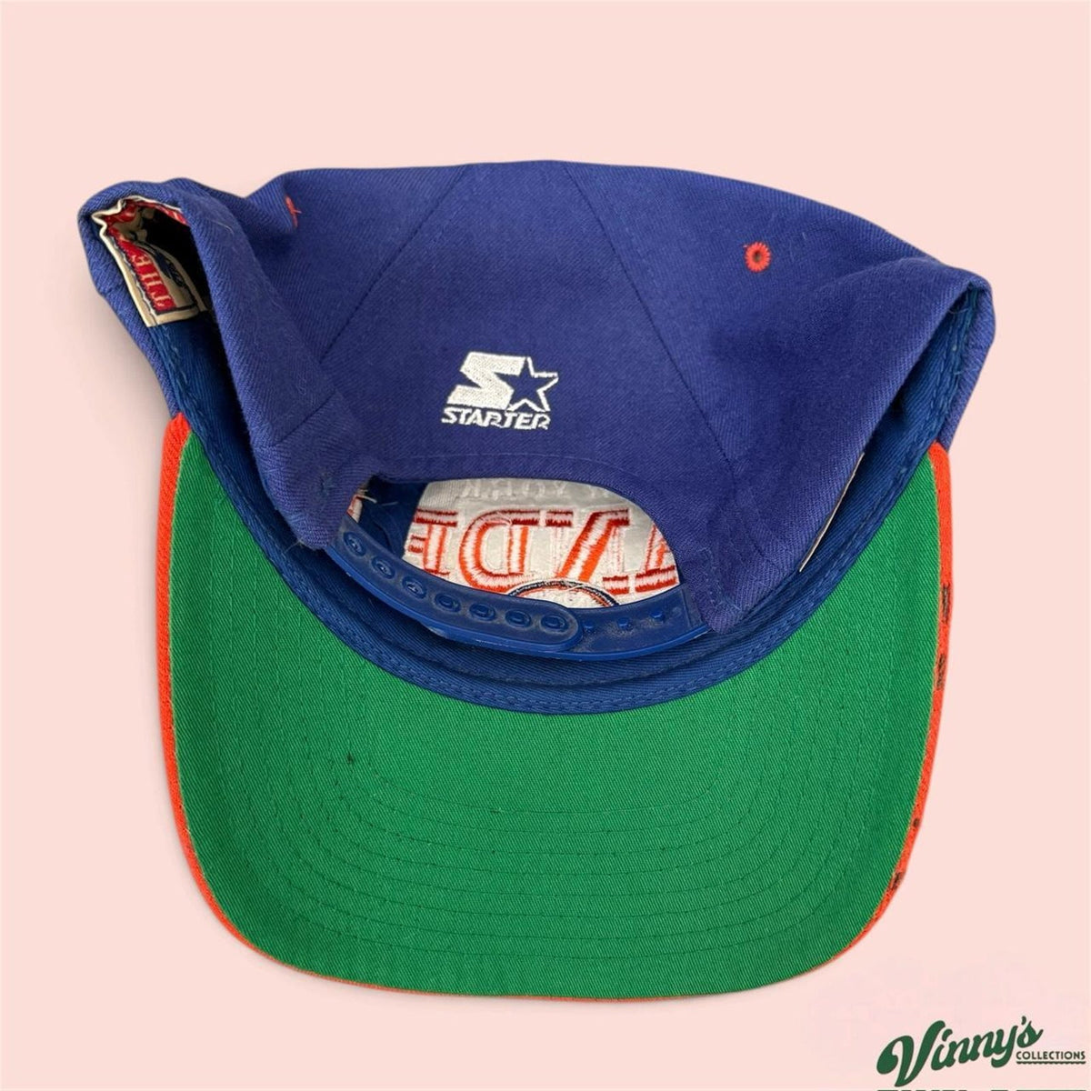 Vintage 90s Starter Wool Tri Power New York Islanders Hockey Snapback Hat