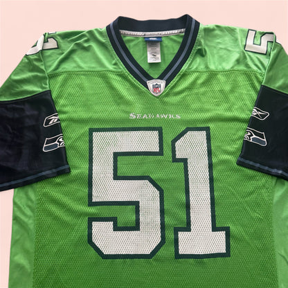 Reebok NFL Seattle Seahawks Lofa Tatupu Football Jersey Mens Large