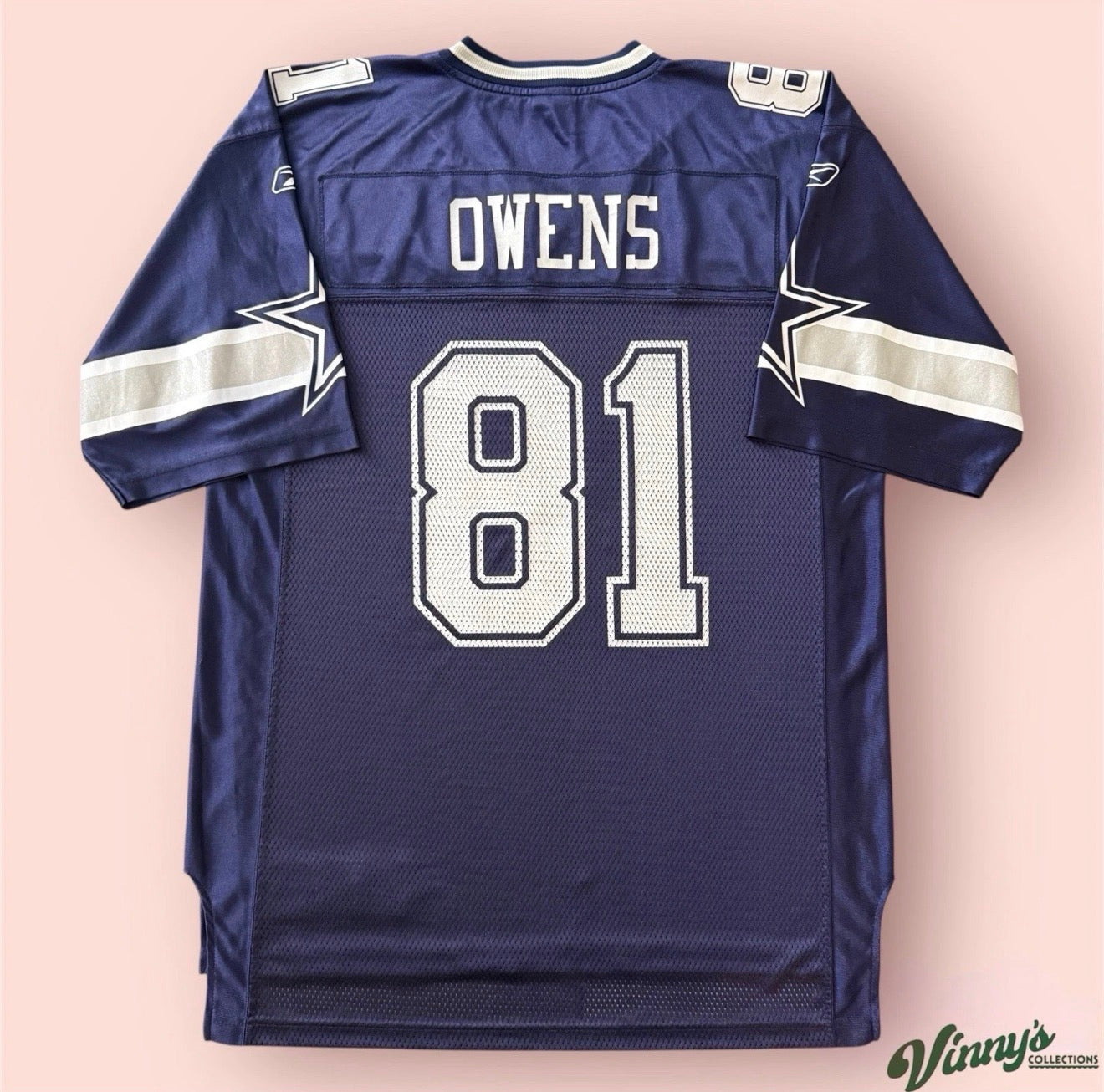 Reebok NFL Dallas Cowboys Terrell Owens Football Jersey Mens Large