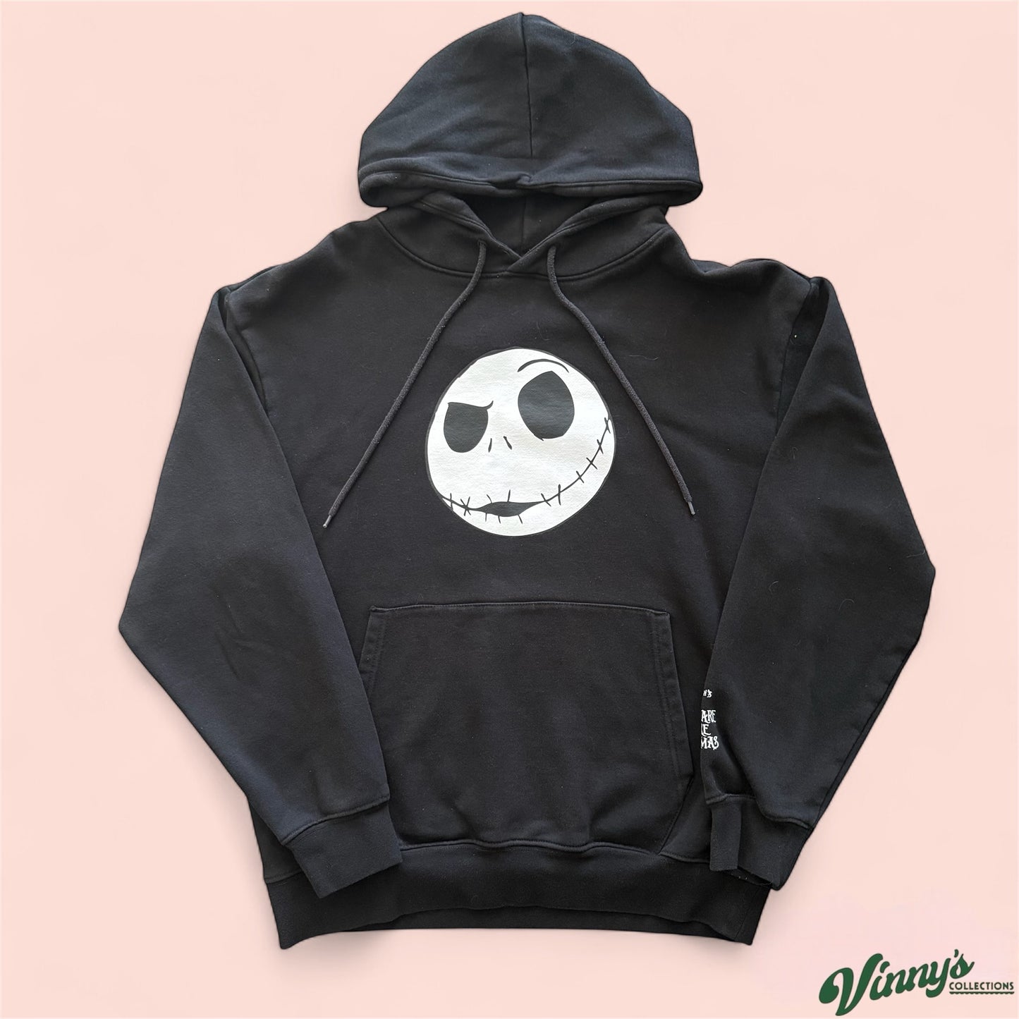 Disney Nightmare Before Christmas Jack Skellington Hoodie Sweater Mens Medium
