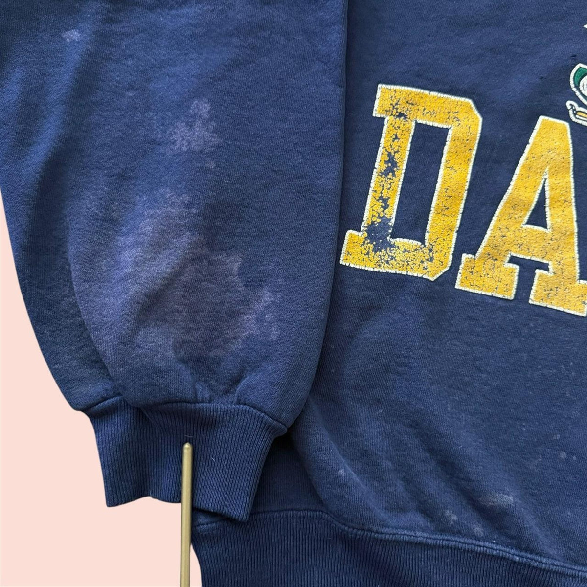 Vintage 90s Notre Dame Fighting Irish College Crewneck Sweatshirt Mens XL