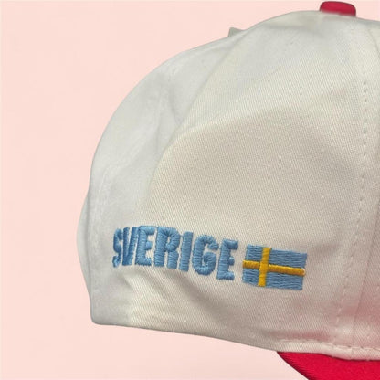 Vintage 90s 1994 World Cup Sweden White Soccer Snapback Hat