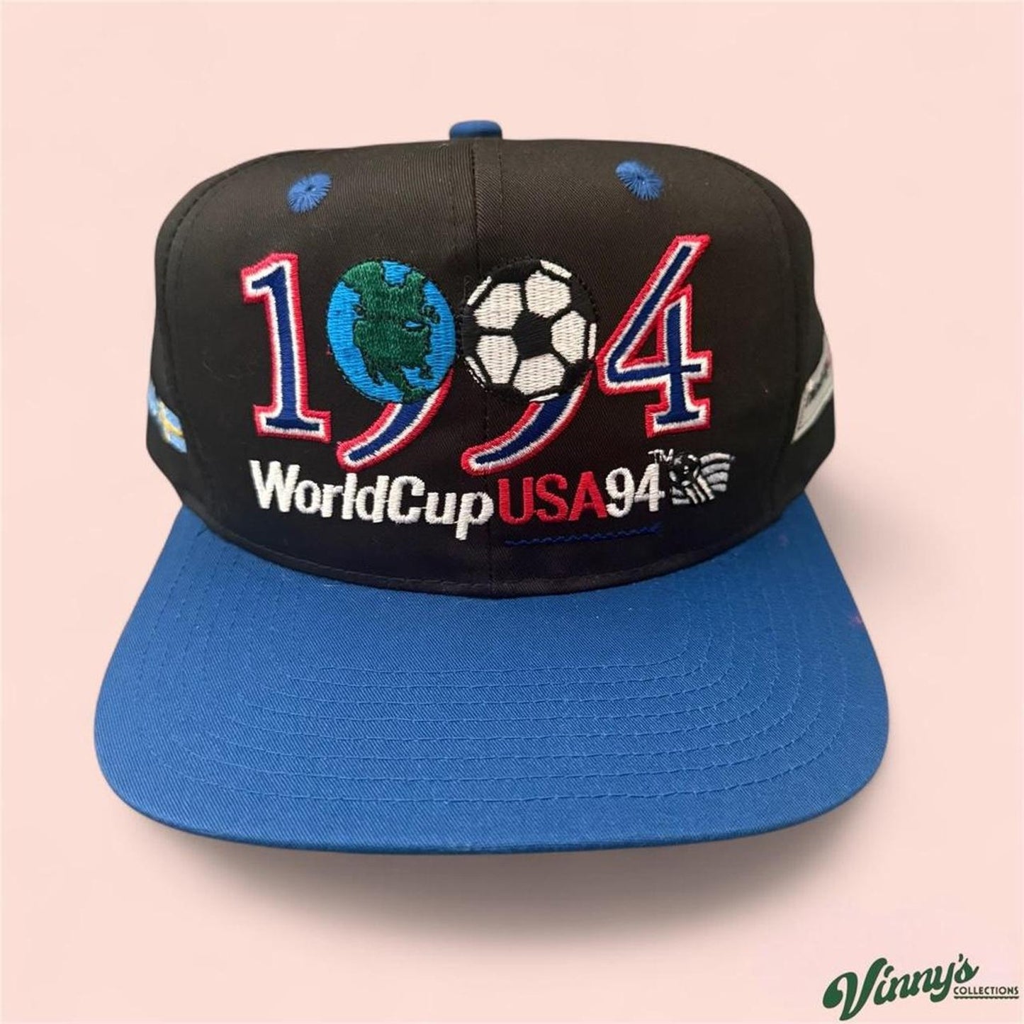 Vintage 90s NWT 1994 World Cup USA Soccer Snapback Hat