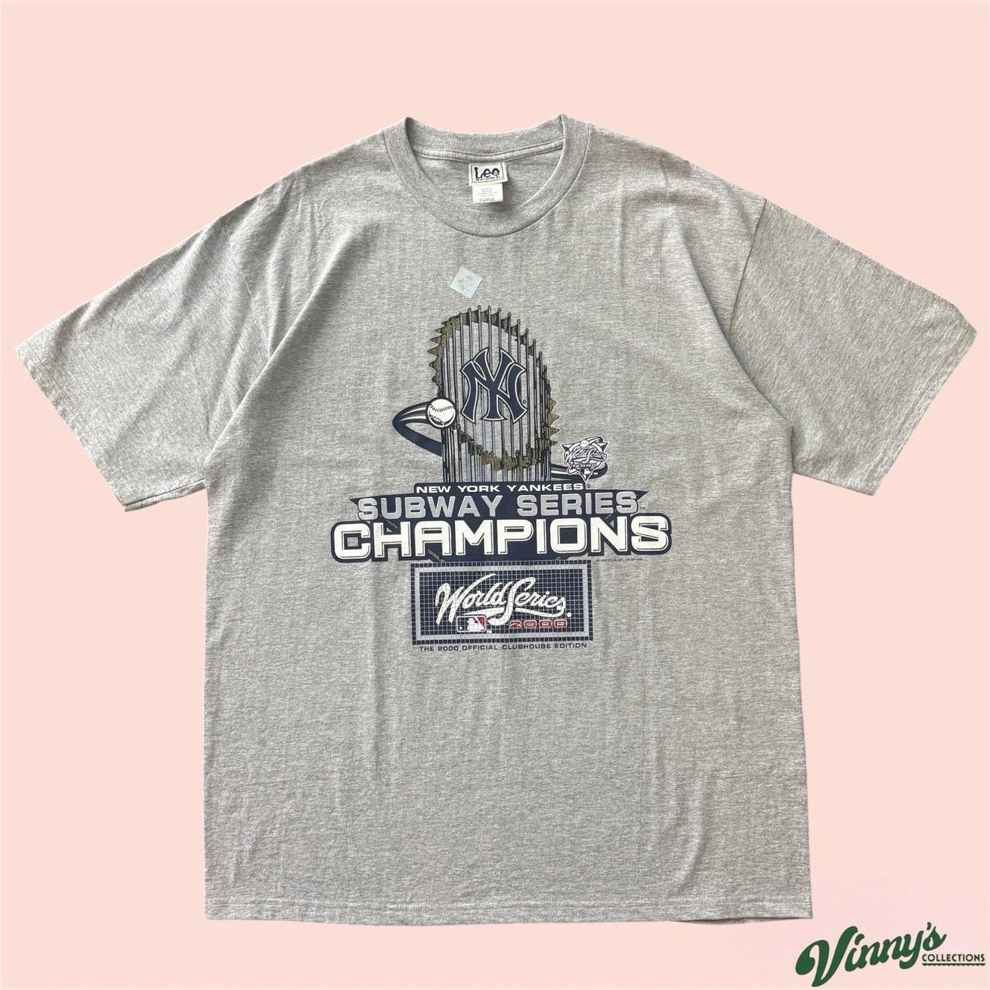 Lee Sport MLB New York Yankees 2000 World Series Shirt Mens XL