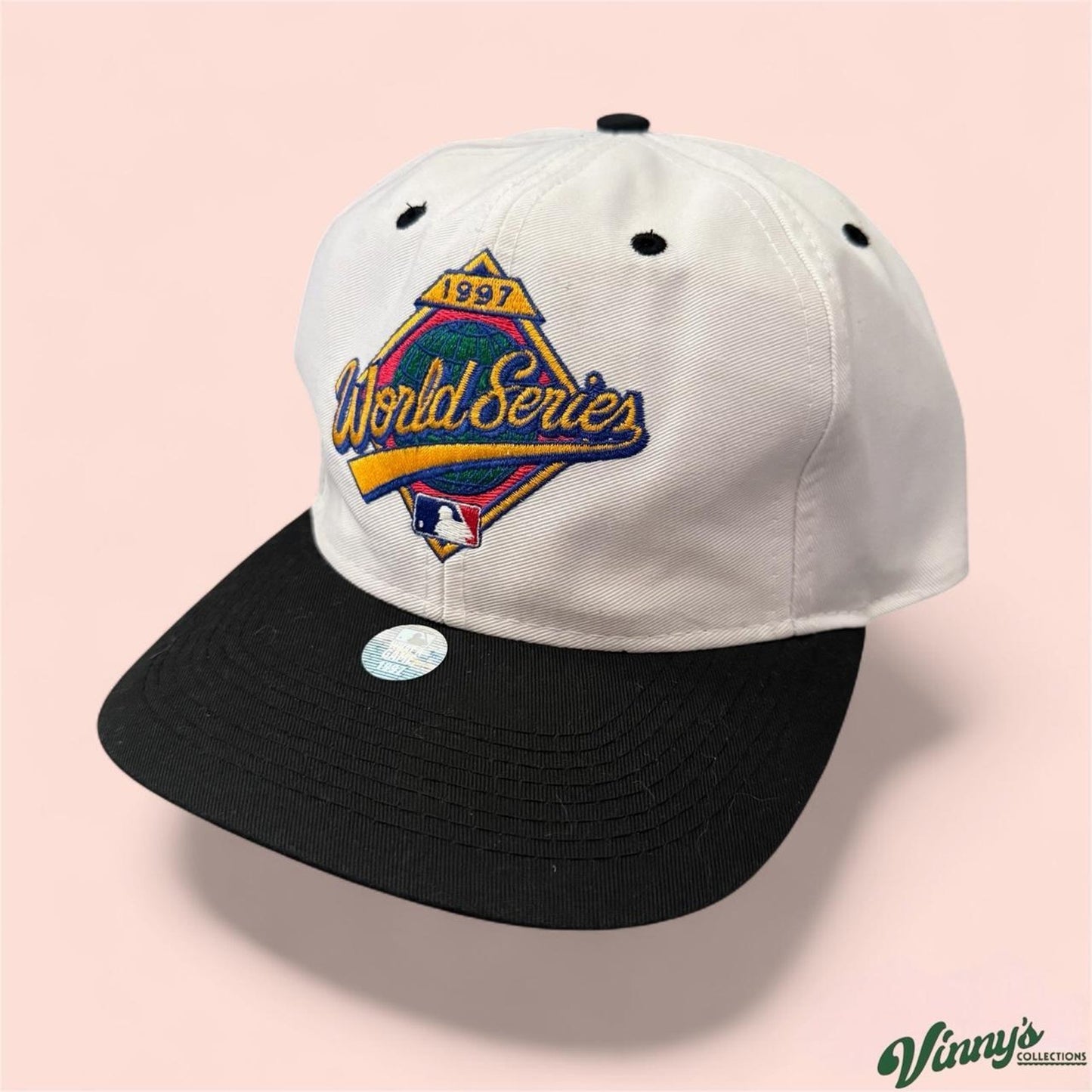 Logo 7 MLB 1997 World Series Miami Marlins Champions Baseball Snapback hat
