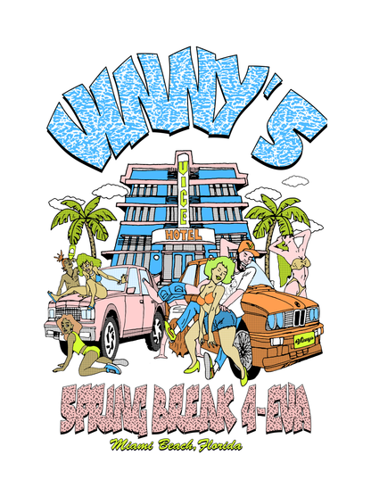 Spring Break 4-Eva Tee