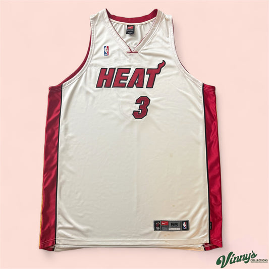 Nike NBA Miami Heat Dwyane Wade Basketball Jersey Mens 56 3XL