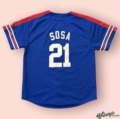 Vintage Starter MLB Chicago Cubs Sammy Sosa Baseball Jersey Youth Large