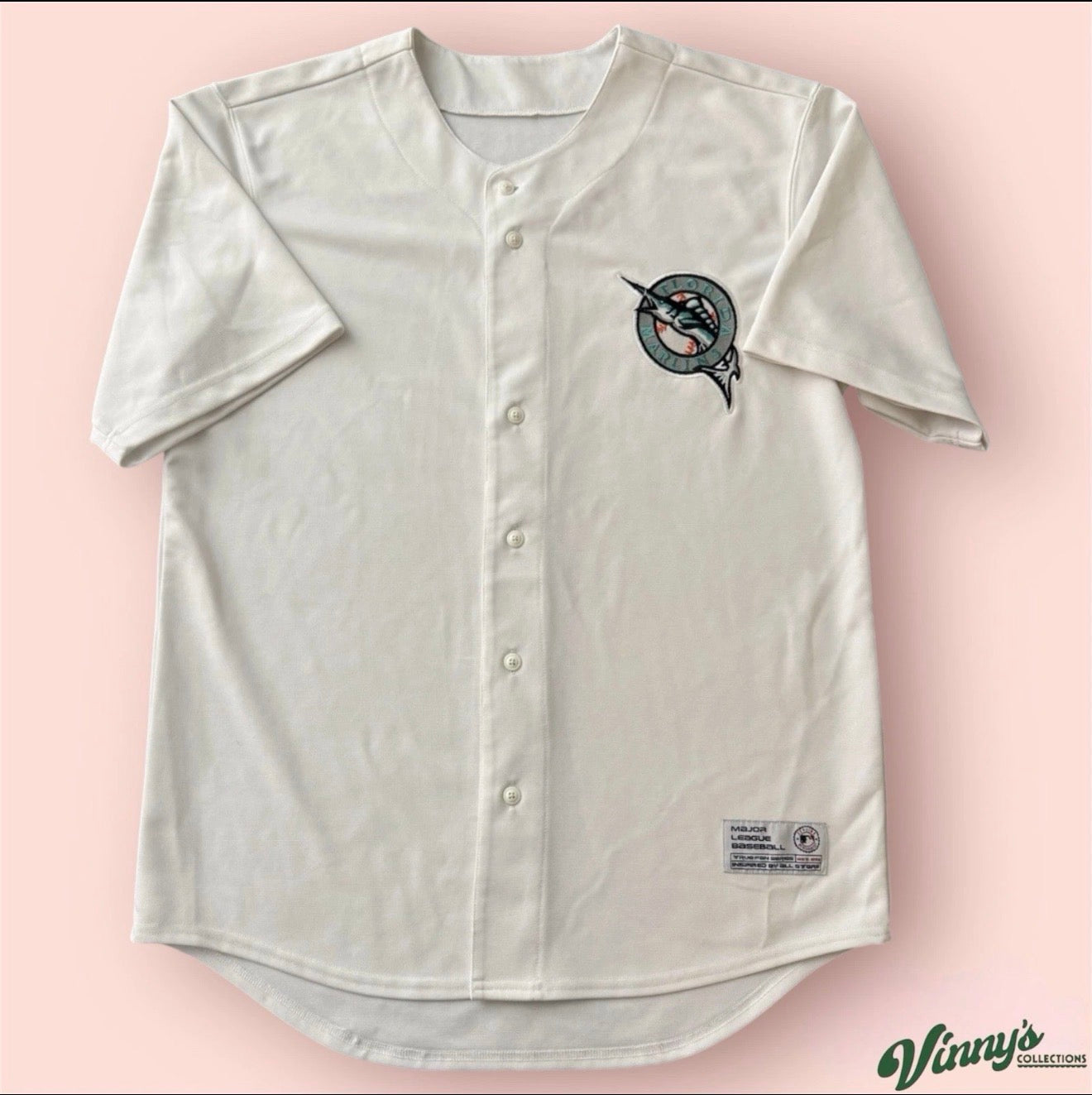 TrueFan MLB Florida Marlins Baseball Jersey Mens Large