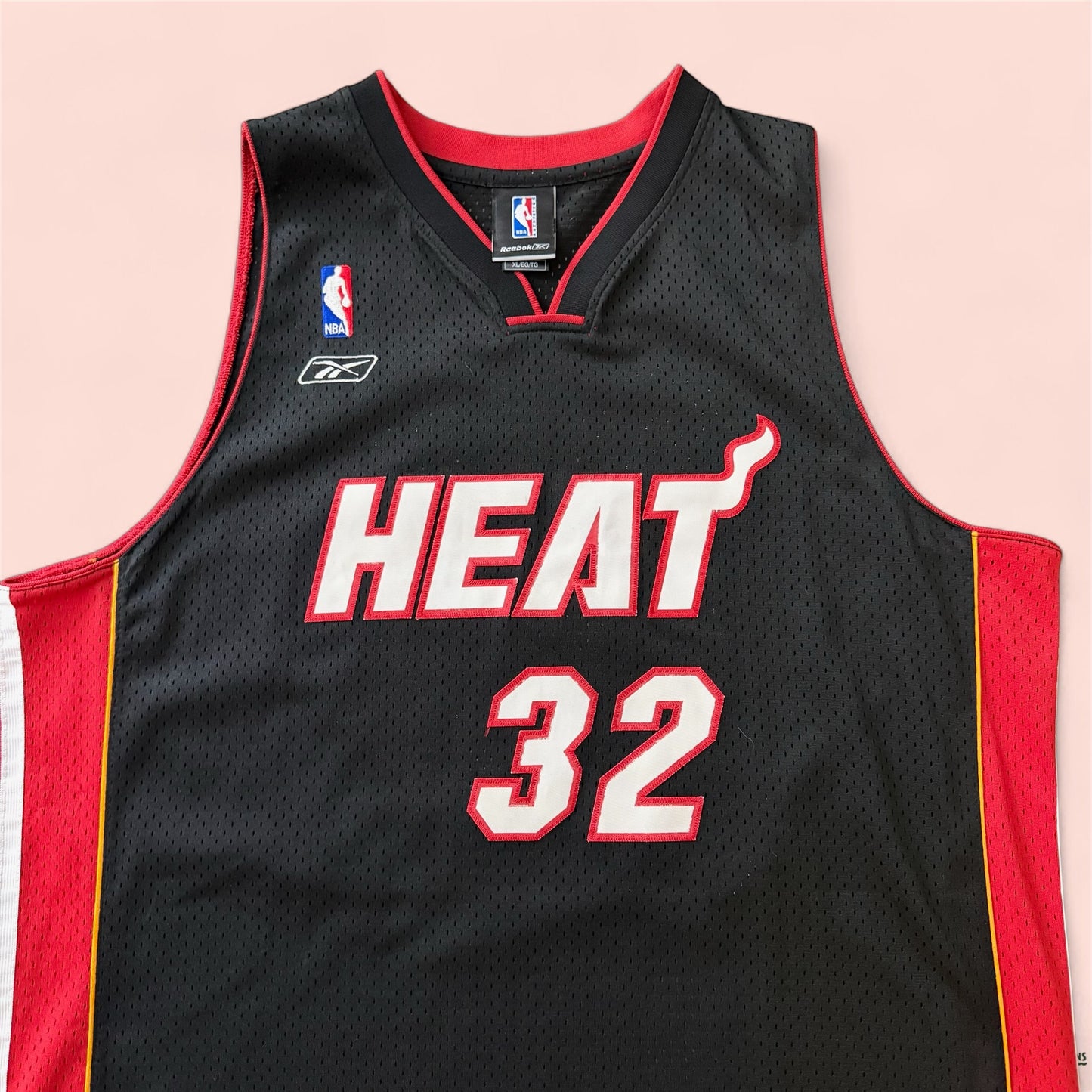 Reebok NBA Miami Heat Shaquille Oneal Shaq Basketball Jersey Mens XL