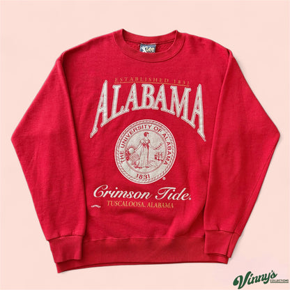 Vintage Lee Sport NCAA Alabama Crimson Tide College Sweatshirt Mens Large