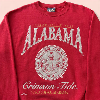Vintage Lee Sport NCAA Alabama Crimson Tide College Sweatshirt Mens Large