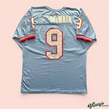 Vintage Wilson NFL Houston Oilers Steve McNair Football Jersey Mens XL