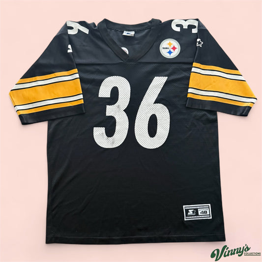 Starter NFL Pittsburgh Steelers Jerome Bettis Football Jersey Mens 48 Large