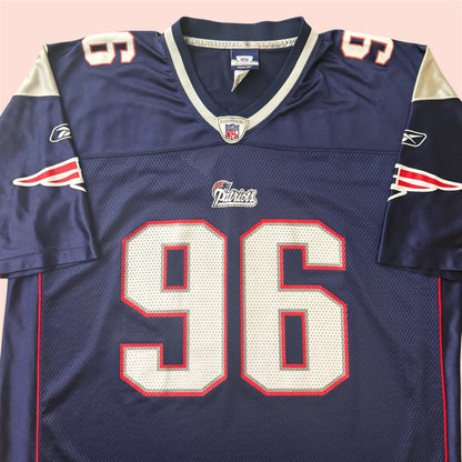 Reebok NFL New England Patriots Adalius Thomas Football Jersey Mens XL
