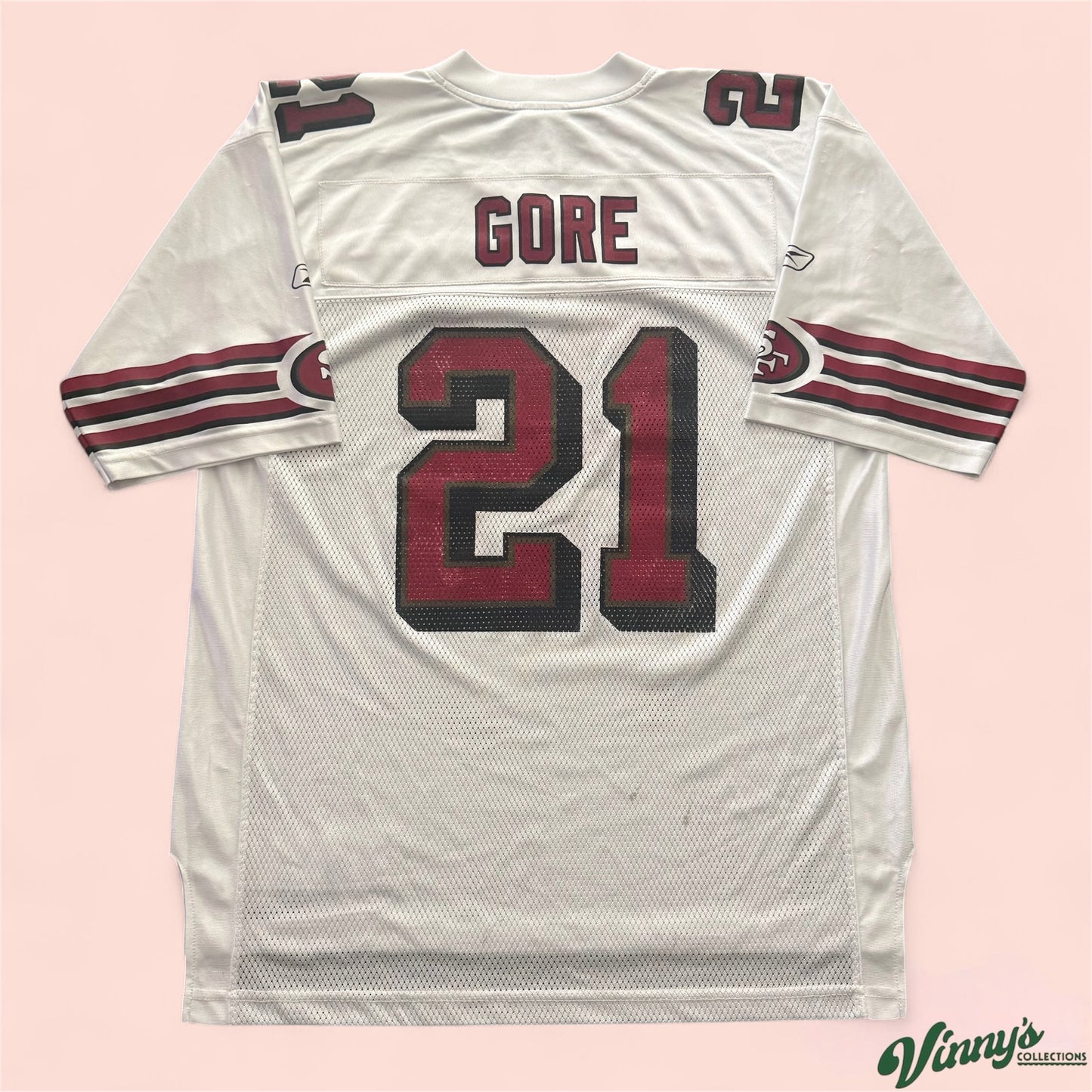 Reebok NFL San Francisco 49ers Frank Gore Football Jersey Mens Large