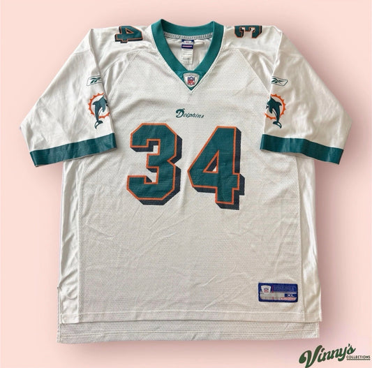 Reebok NFL Miami Dolphins Ricky Williams Football Jersey Mens XL