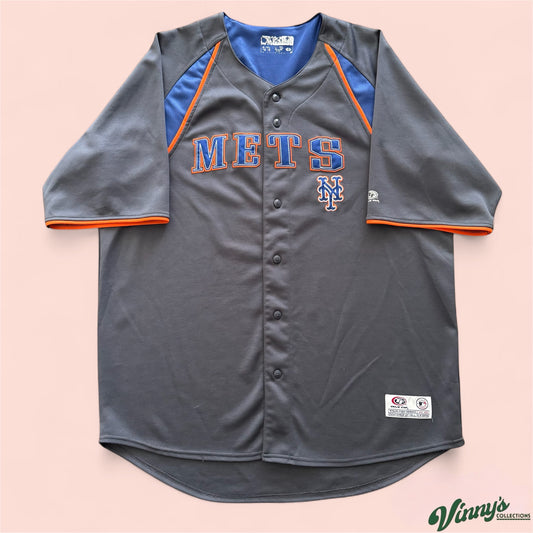True Fan MLB New York Mets Baseball Jersey Mens XL