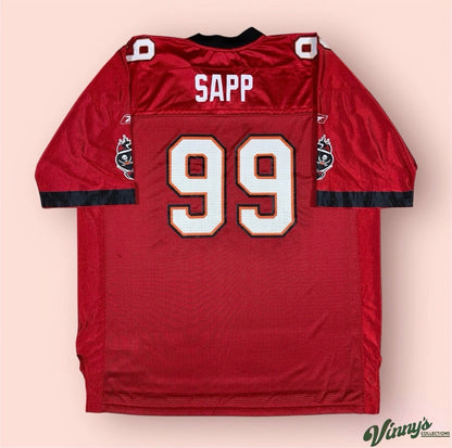 Reebok NFL Tampa Buccaneers Warren Sapp Football Jersey Mens 2XL