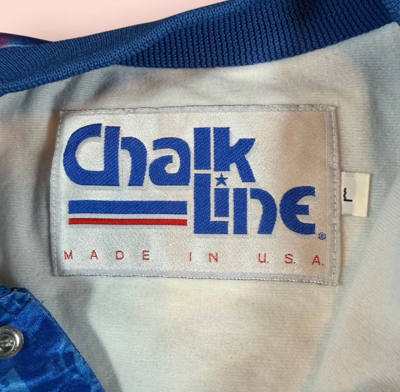 Vintage Chalk Line NFL Super Bowl XXVII Fanimation Football Jacket Mens Large