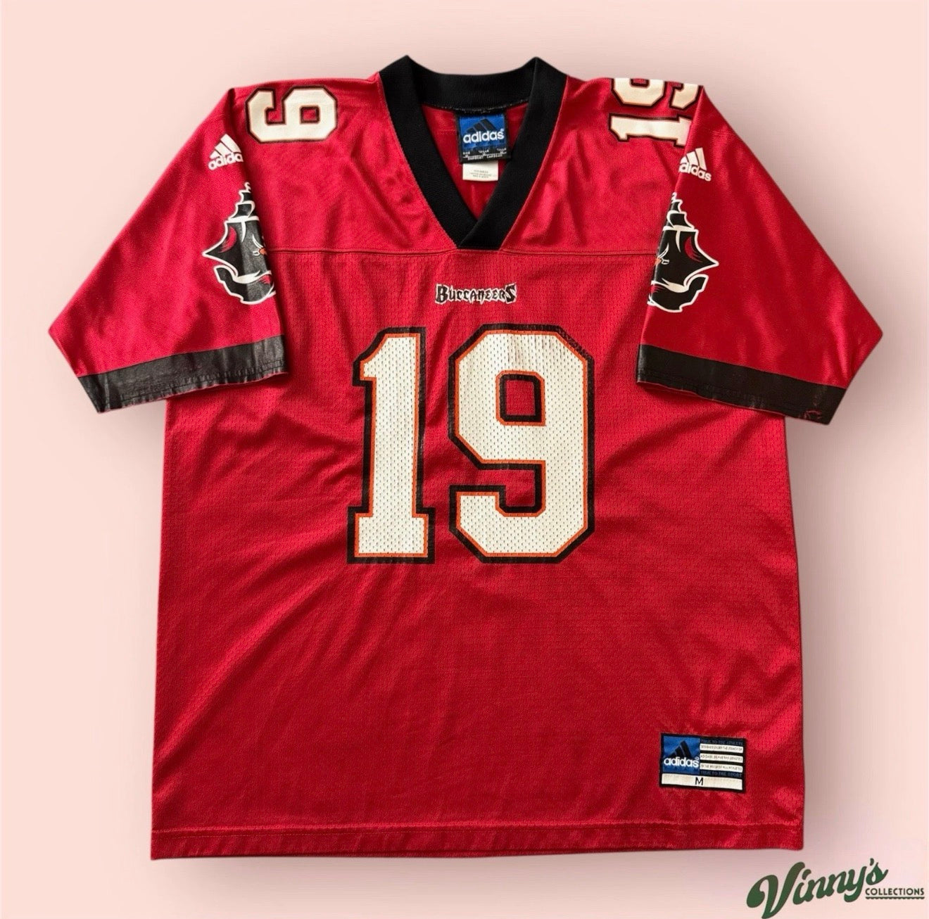 Vintage Adidas NFL Tampa Buccaneers Keyshawn Johnson Football Jersey Mens Medium