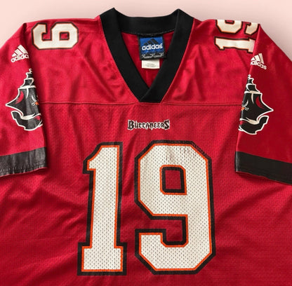 Vintage Adidas NFL Tampa Buccaneers Keyshawn Johnson Football Jersey Mens Medium