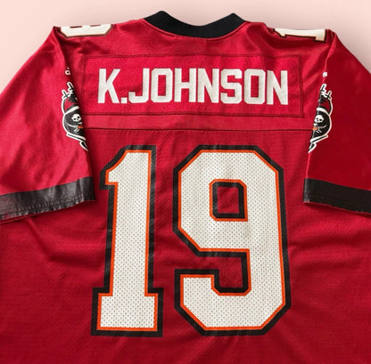 Vintage Adidas NFL Tampa Buccaneers Keyshawn Johnson Football Jersey Mens Medium