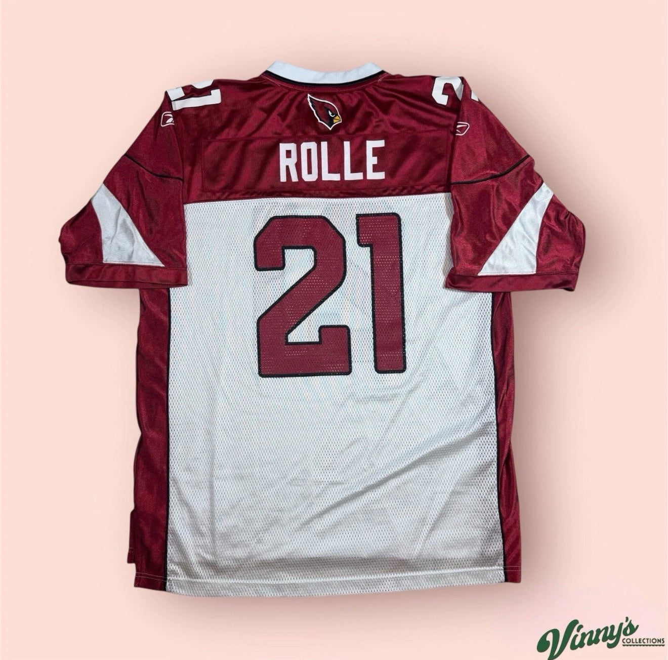 Reebok NFL Arizona Cardinals Antrel Rolle Football Jersey Mens XL