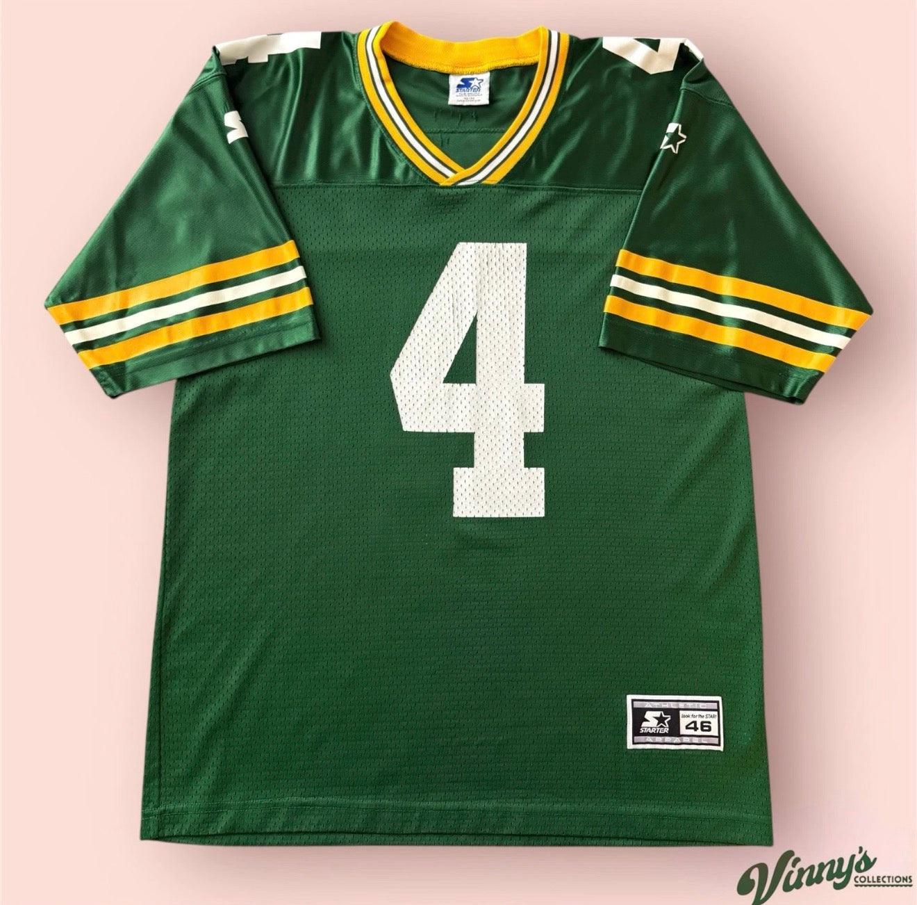 Starter NFL Green Bay Packers Brett Favre Football Jersey Mens 46 Medium