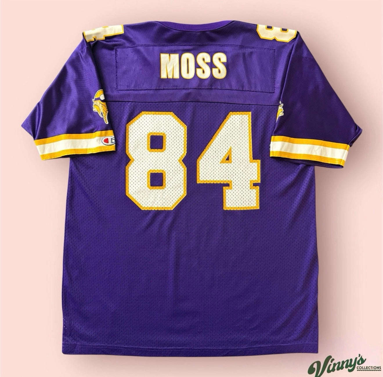 Champion NFL Minnesota Vikings Randy Moss Football Jersey Mens 44 Large