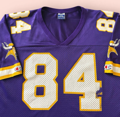 Champion NFL Minnesota Vikings Randy Moss Football Jersey Mens 44 Large
