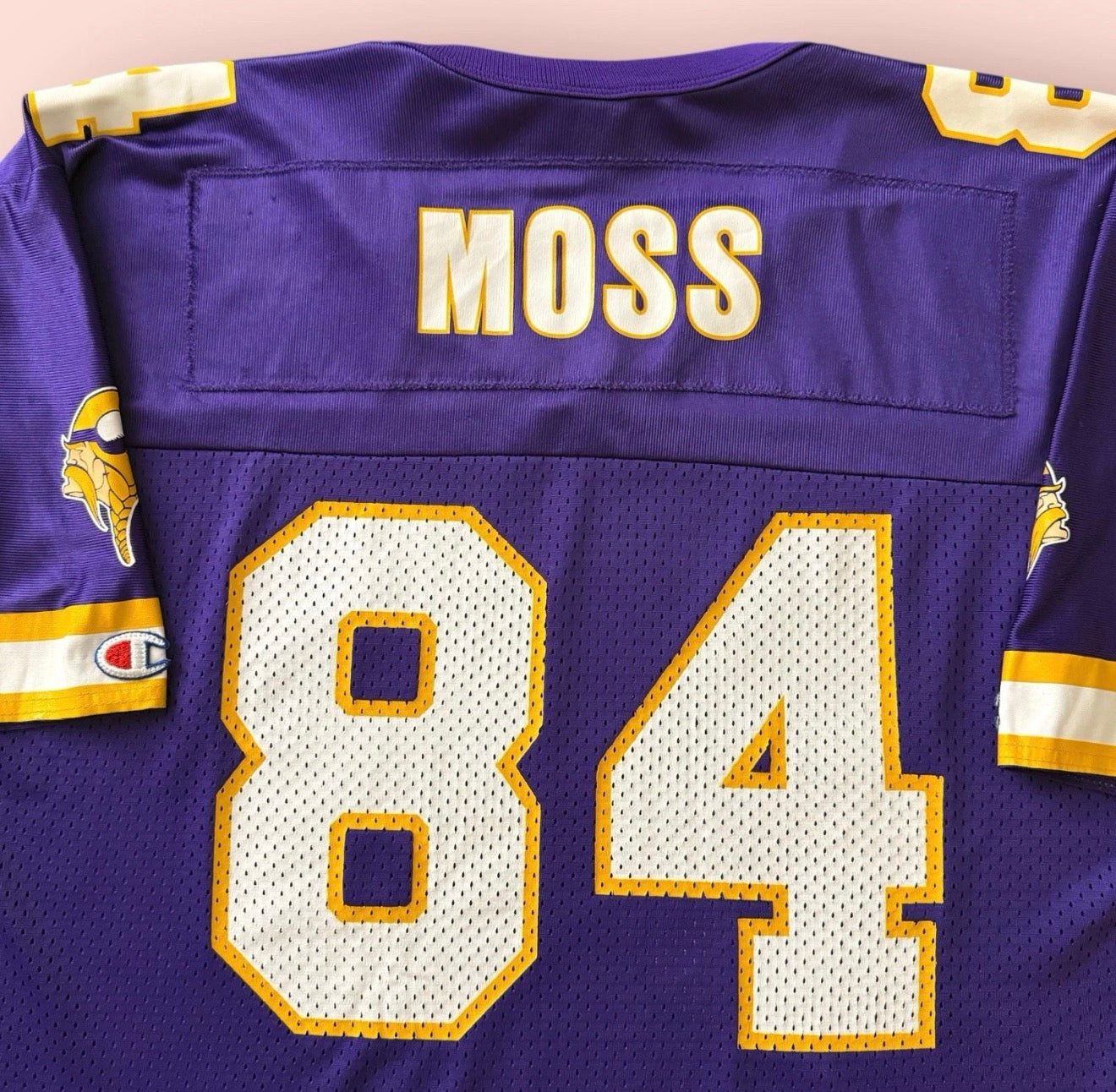 Champion NFL Minnesota Vikings Randy Moss Football Jersey Mens 44 Large