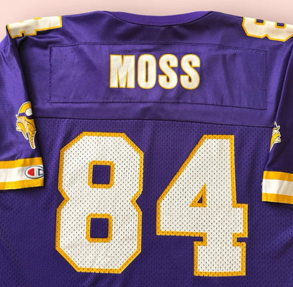 Champion NFL Minnesota Vikings Randy Moss Football Jersey Mens 44 Large