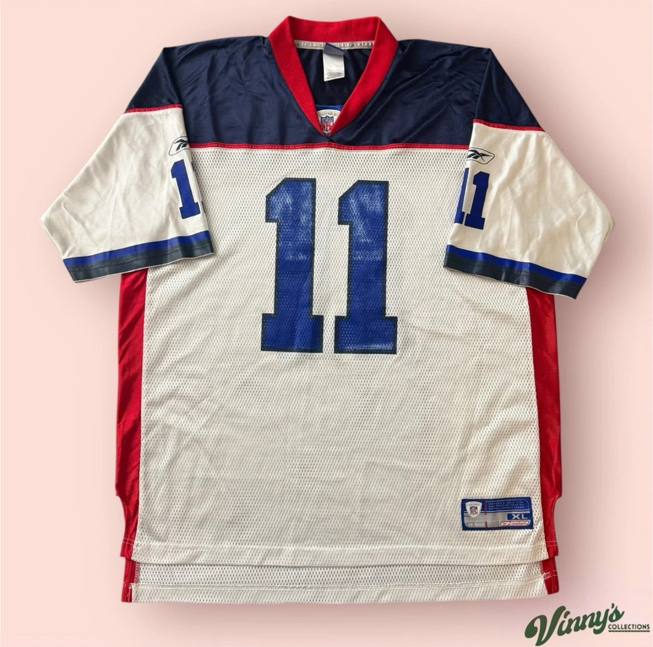 Reebok NFL Buffalo Bills Drew Bledsoe Football Jersey Mens XL