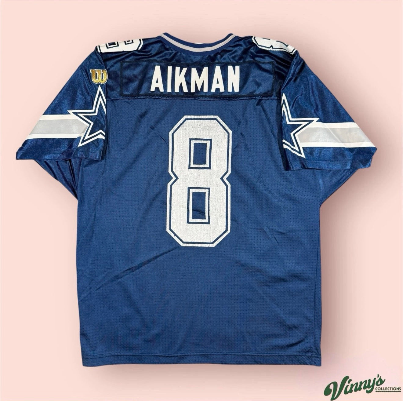 Vintage Wilson NFL Dallas Cowboys Troy Aikman Football Jersey Mens 50 XL