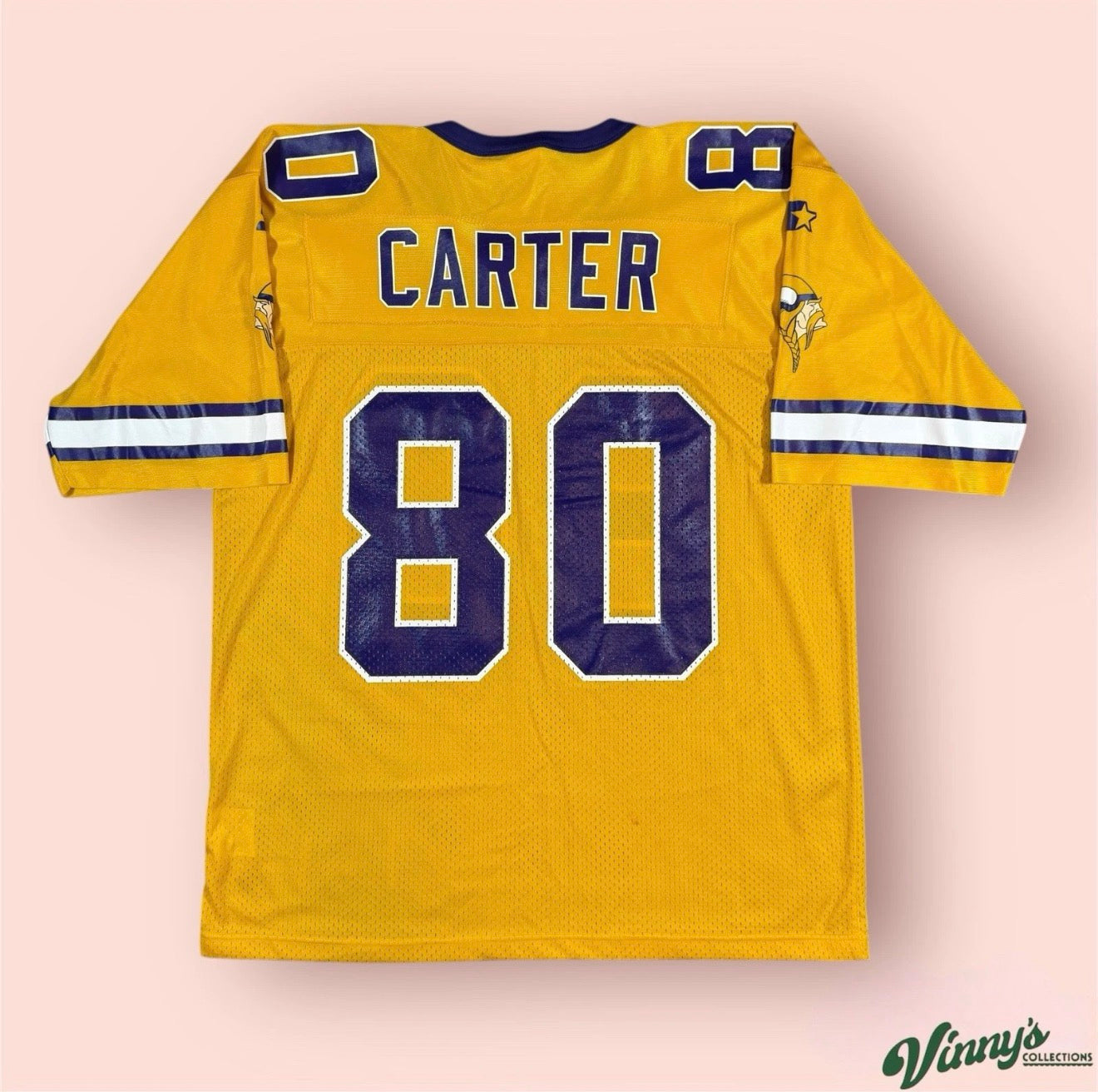 Starter NFL Minnesota Vikings Cris Carter Football Jersey Mens 52 XL