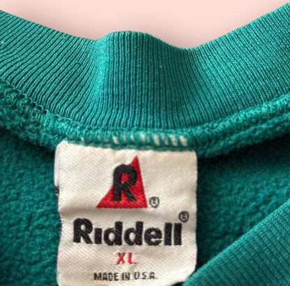 1994 Vintage Riddell NFL Miami Dolphins Football Sweatshirt Mens XL