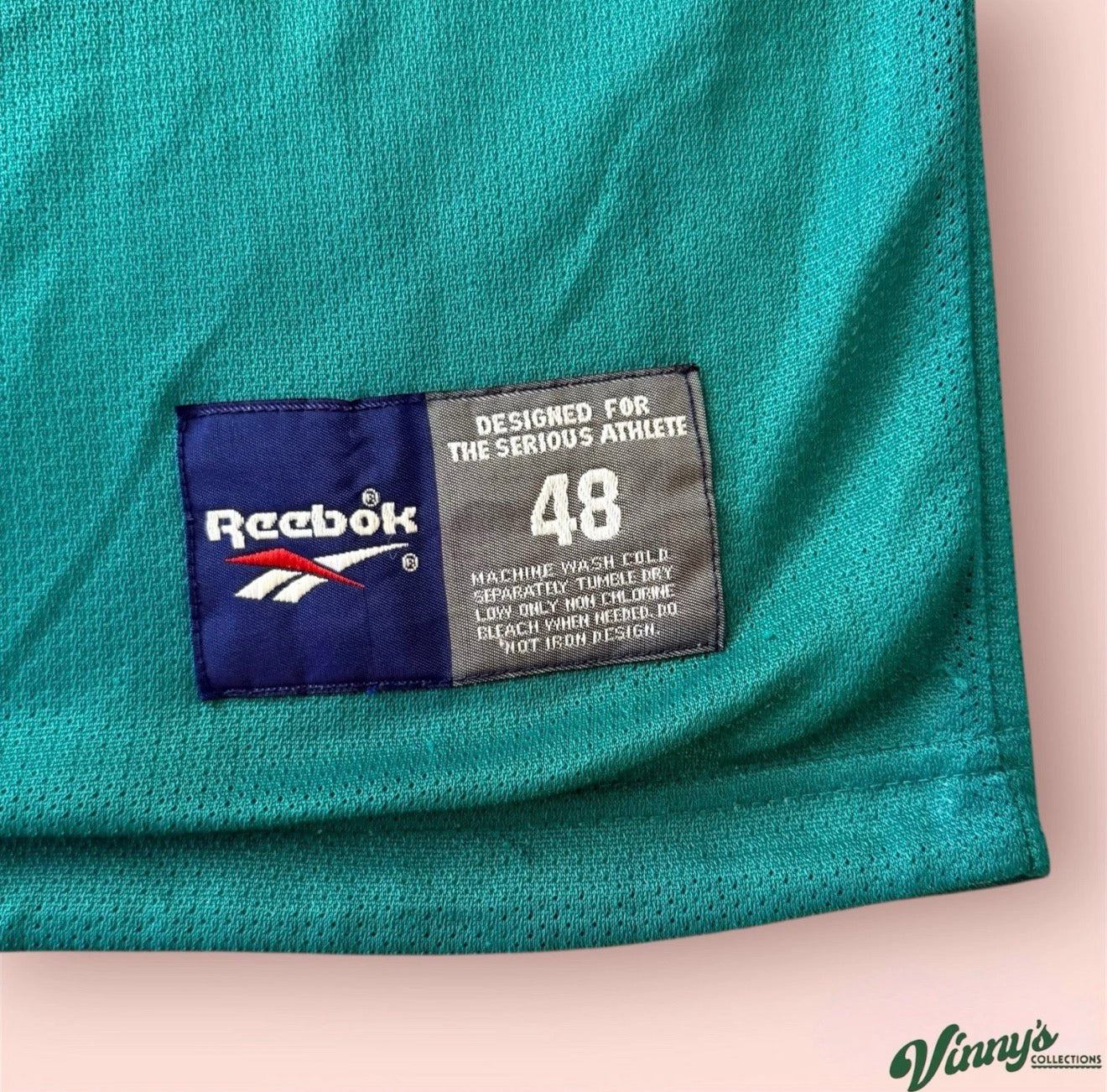 Reebok NFL Miami Dolphins Kareem Abdul Jabbar Reversible Football Jersey Mens Large 48