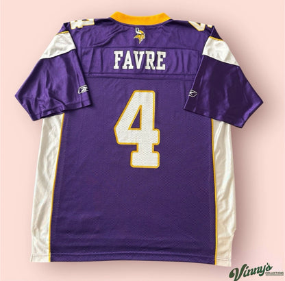 Reebok NFL Minnesota Vikings Brett Favre Football Jersey Mens XL