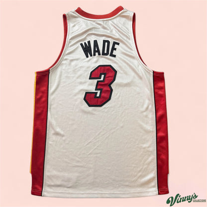 Reebok NBA Miami Heat Dwyane Wade Basketball Jersey Mens 44 Large