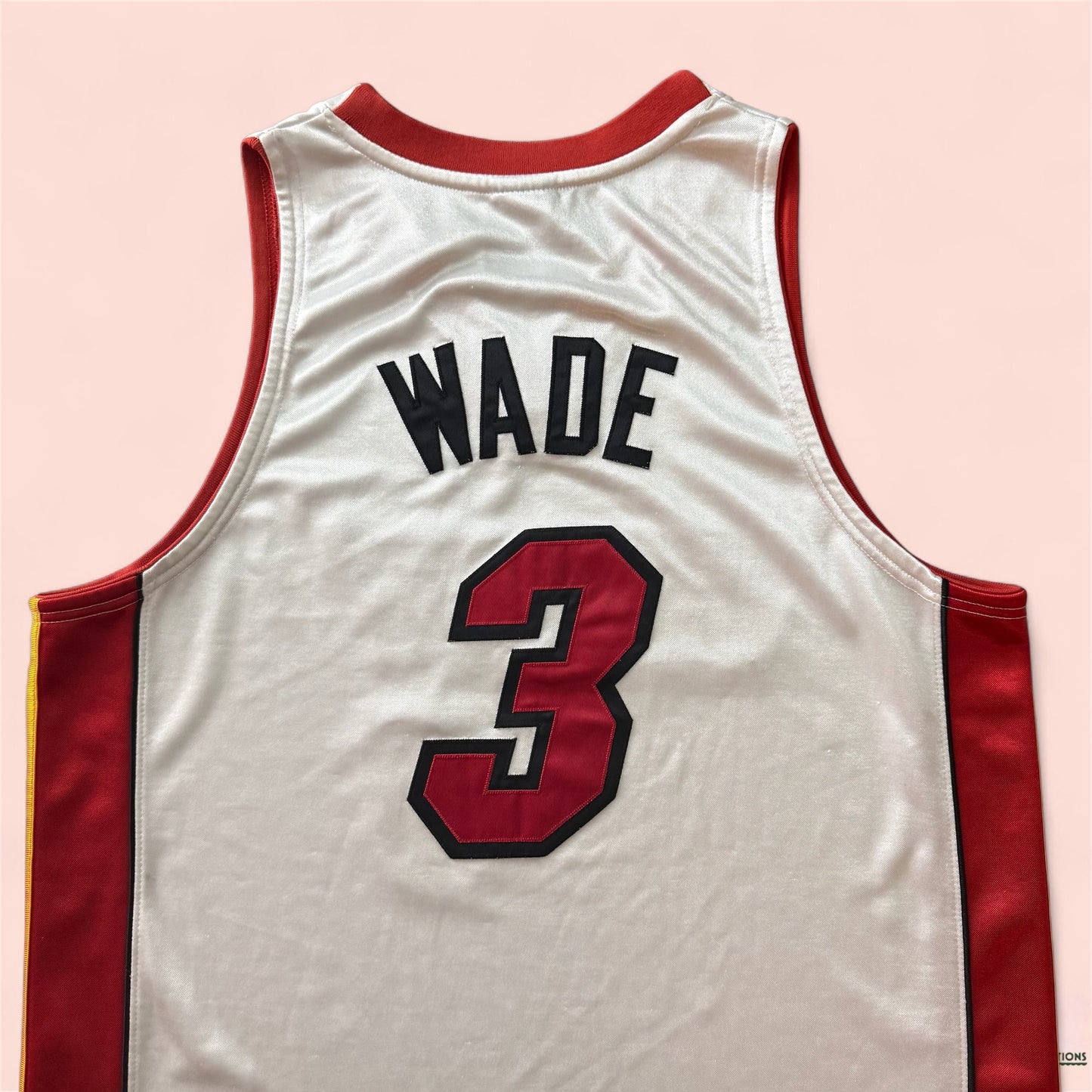Reebok NBA Miami Heat Dwyane Wade Basketball Jersey Mens 44 Large