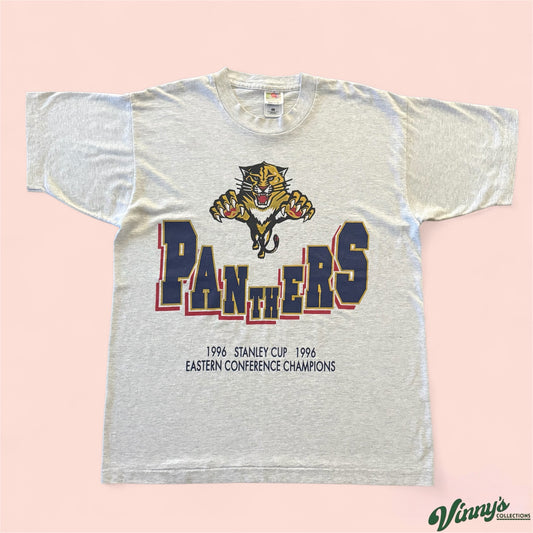 Vintage 1996 NHL Florida Panthers Hockey Shirt Mens Large