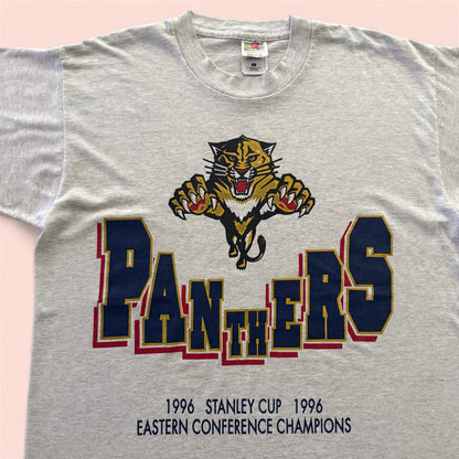 Vintage 1996 NHL Florida Panthers Hockey Shirt Mens Large