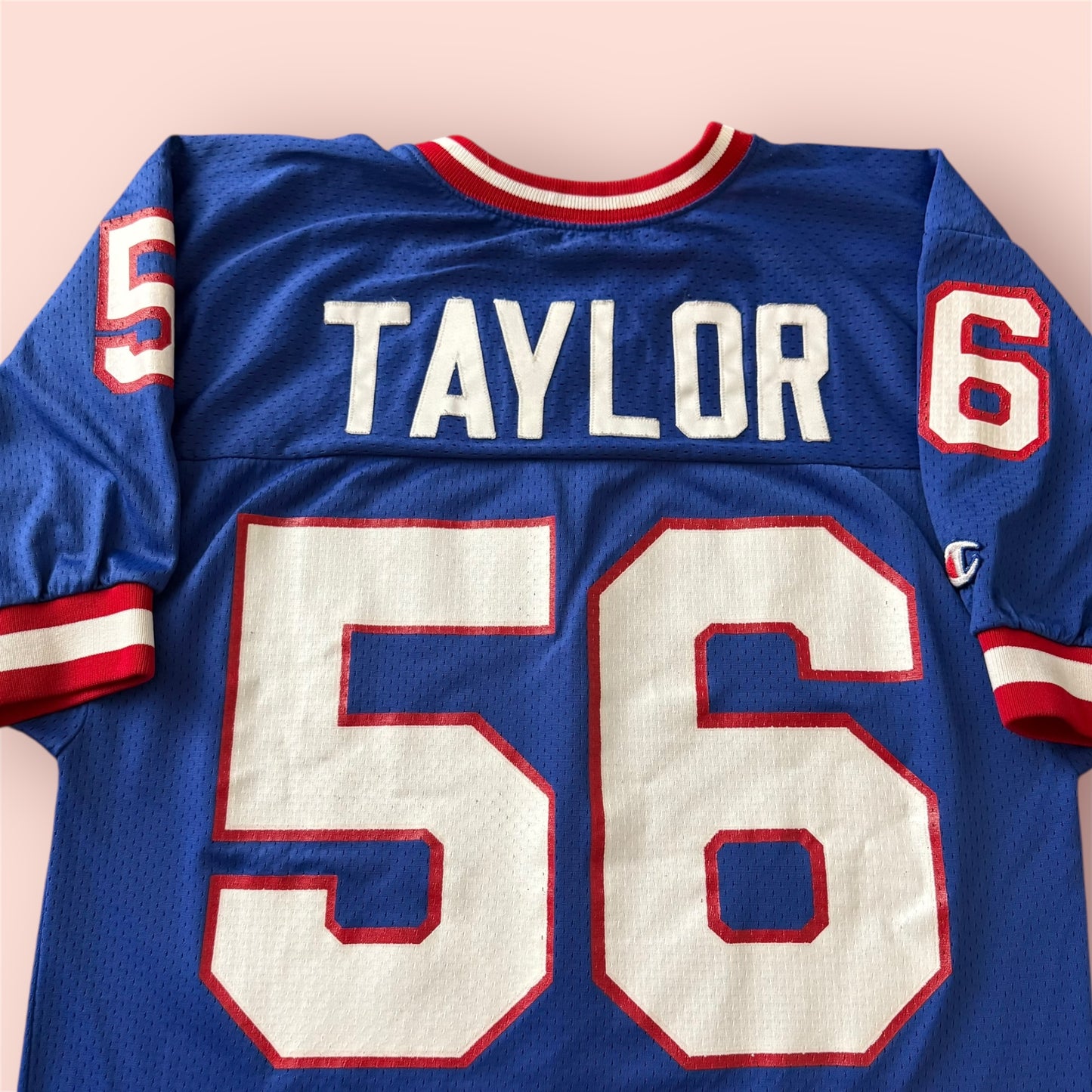 Champion NFL New York Giants Lawrence Taylor Football Jersey Mens 40 Medium