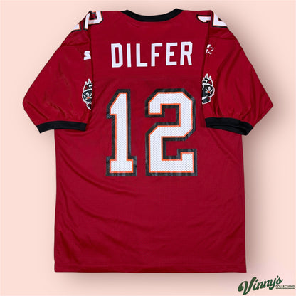 Starter NFL Tampa Bay Buccaneers Trent Dilfer Football Jersey Mens Large